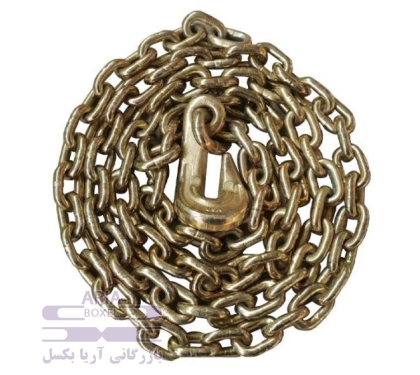 زنجیر فولادی 6 متری قلاب کج  G80